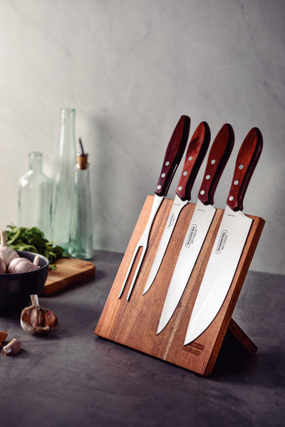 Tramontina Churrasco Barbecue Knife Block  5 Piece - Red