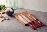 Tramontina Churrasco Barbecue Knife Block  5 Piece - Red