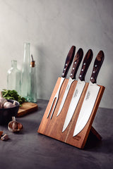 Tramontina Churrasco Barbecue Knife Block  5 Piece - Brown