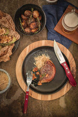 Tramontina Churrasco Jumbo Steak Cutlery 12 Piece Set  - Red