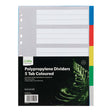 Icon PP Dividers 5 Tab Coloured - Cafe Supply