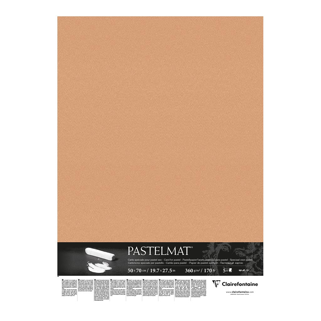 Pastelmat Paper 50x70cm Sienna, Pack of 5 - Cafe Supply