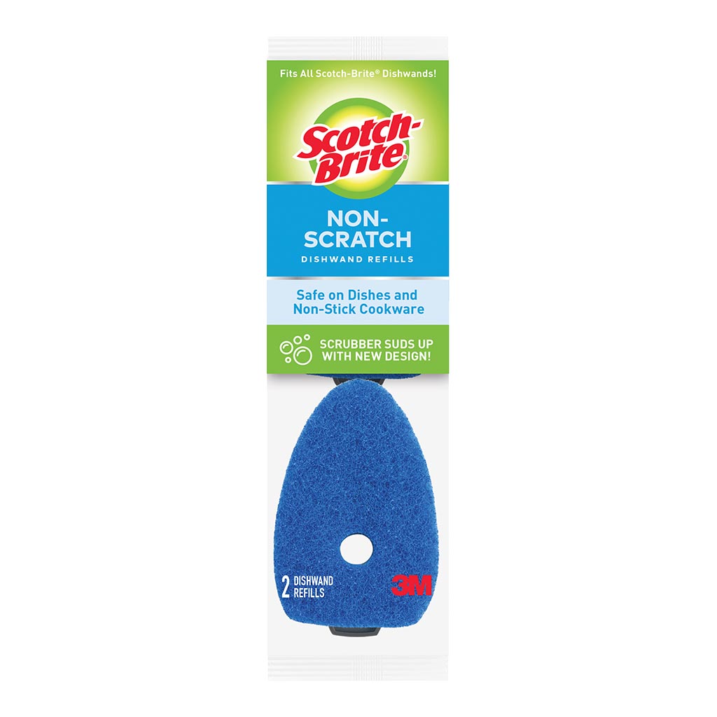 Scotch-Brite Dishwand Refill 483-SM Non-Scratch 2 Pack - Cafe Supply