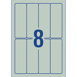 Avery Labels L7264 Mint Green 32x94 A5 8up 10 Sheets - Cafe Supply