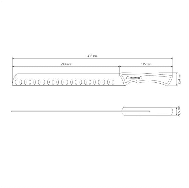 Tramontina Churrasco Black Collection Brisket Slicer  12", 30cm