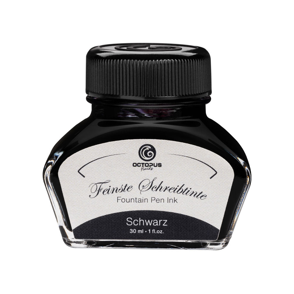 Octopus Fluids Fountain Pen Ink Black (Schwarz) 30ml - Cafe Supply