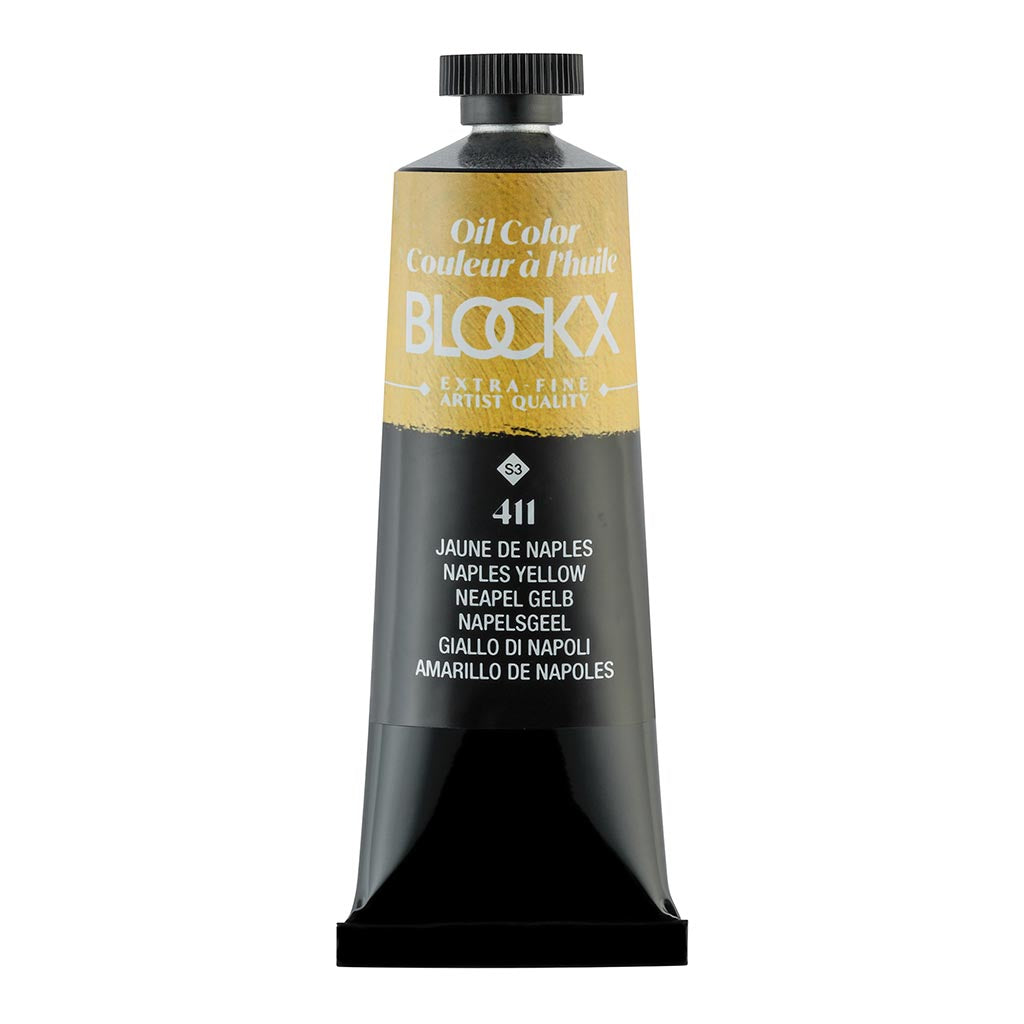 BLOCKX Oil Tube 35ml S3 411 Naples Yellow - Cafe Supply