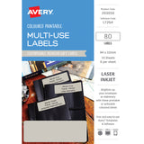 Avery Labels L7264 Pistachio 32x94 A5 8up 10 Sheets - Cafe Supply