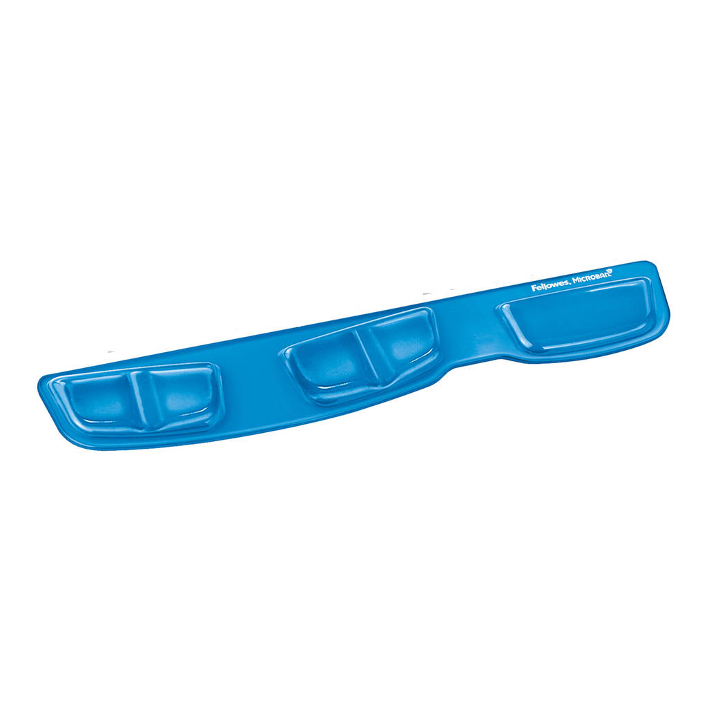 Fellowes Gel Keyboard Palm Support Blue - Cafe Supply