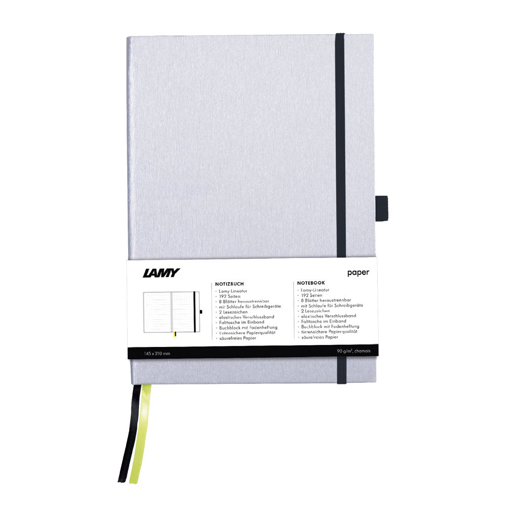 Lamy Notebook Fountain Pen Gift Set A5 Hard Cover Black - Cafe Supply