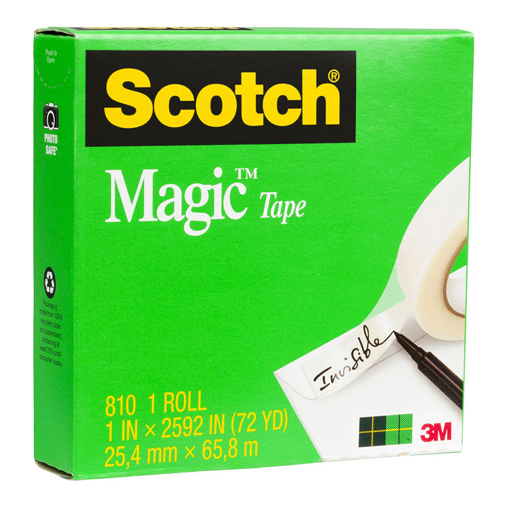 Scotch Magic Tape 810 25.4mmx66m - Cafe Supply
