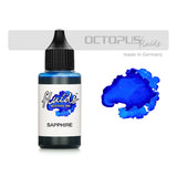 Octopus Fluids Alcohol Ink Sapphire Blue 30ml - Cafe Supply