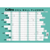 Collins Wallplanner A2 Unlaminated Even Year - Cafe Supply