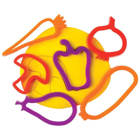 EC Dough Cutters Vegetables Set of 6 - Cafe Supply