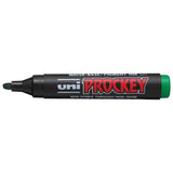 Uni Prockey Marker 5.7mm Chisel Tip Green PM-126