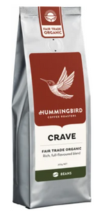 Hummingbird Crave Fair Trade Organic Fresh Whole Beans Coffee 200g - Cafe Supply
