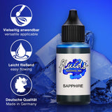 Octopus Fluids Alcohol Ink Sapphire Blue 30ml - Cafe Supply