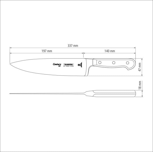 Tramontina Century Forged Chefs Knife  8", 20cm