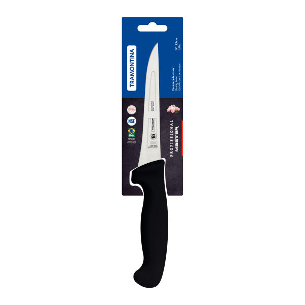 Tramontina Professional Master Black Boning Knife Thin 5", 12cm