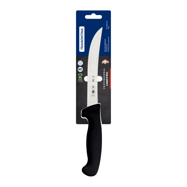 Tramontina Professional Master Black Boning Knife Curved 6", 15cm