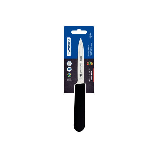 Tramontina Professional Master Black Paring Knife 4", 10cm - Cafe Supply