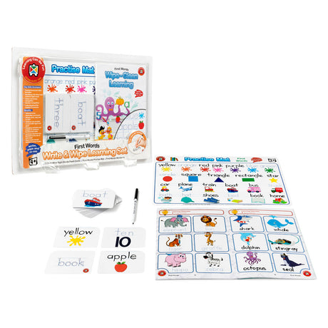 LCBF Write & Wipe Learning Set First Words - Cafe Supply