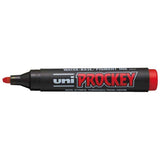 Uni Prockey Marker 5.7mm Chisel Tip Red PM-126