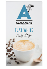 Avalanche Cafe Style Flat White Coffee Sticks 10 x 16g