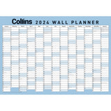 Collins Wallplanner Large 700 X990mm Unlaminated Even Year - Cafe Supply