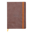 Rhodiarama Softcover Notebook A5 Lined Chocolate - Cafe Supply