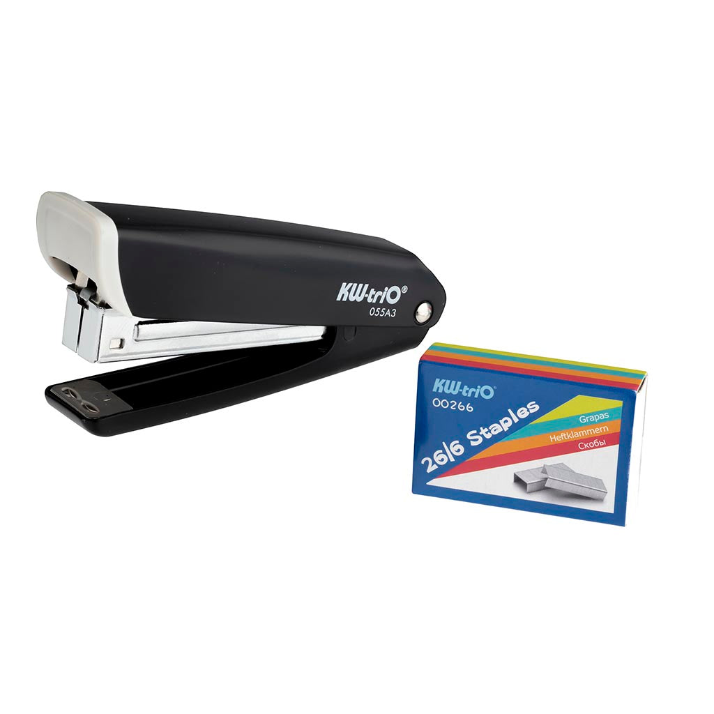 KW-triO Twist Half Strip Metal Stapler with Staples - Cafe Supply