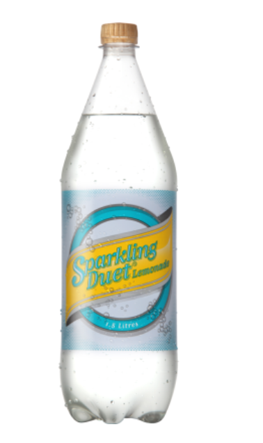 Schweppes Sparkling Duet Lemonade Soft Drink 1.5l