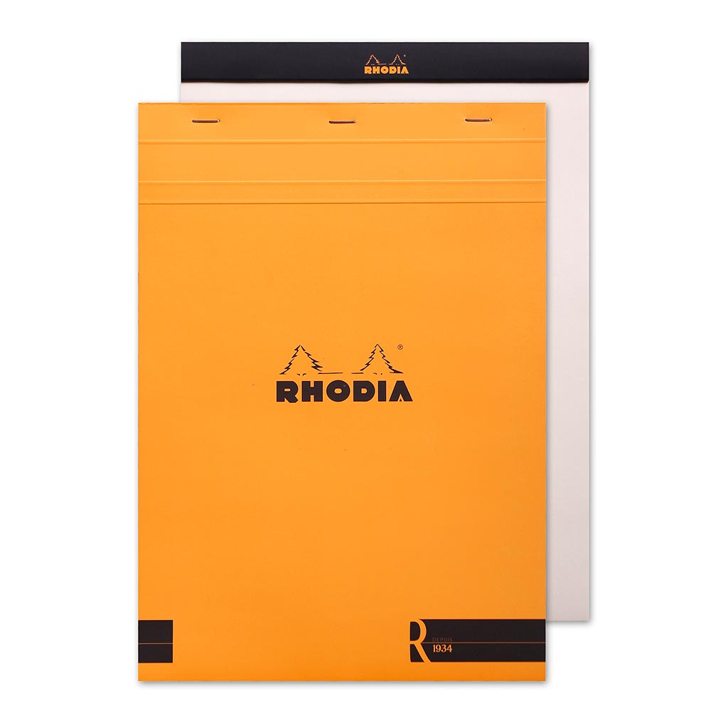 Rhodia le R Pad No. 18 A4 Blank Orange - Cafe Supply