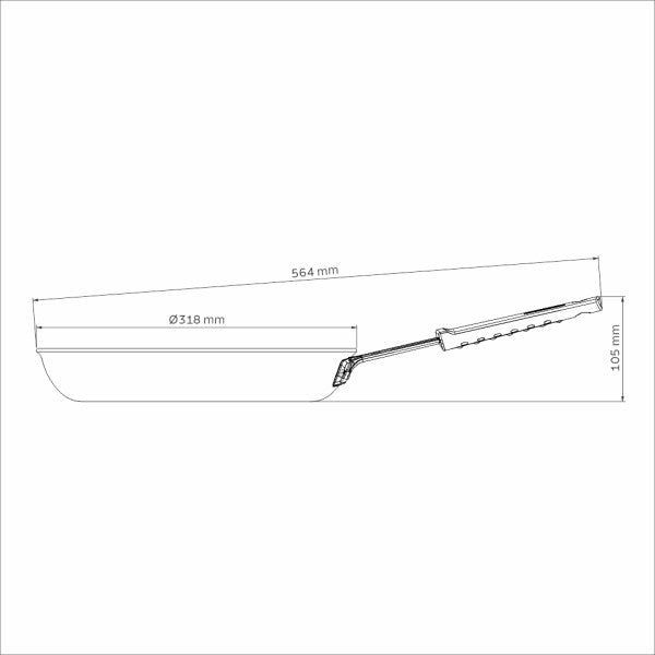 Tramontina Professional Aluminum Nonstick Restaurant Fry Pan 30cm - *Worlds Best