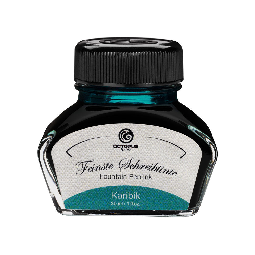 Octopus Fluids Fountain Pen Ink Caribbean (Karibik) 30ml - Cafe Supply
