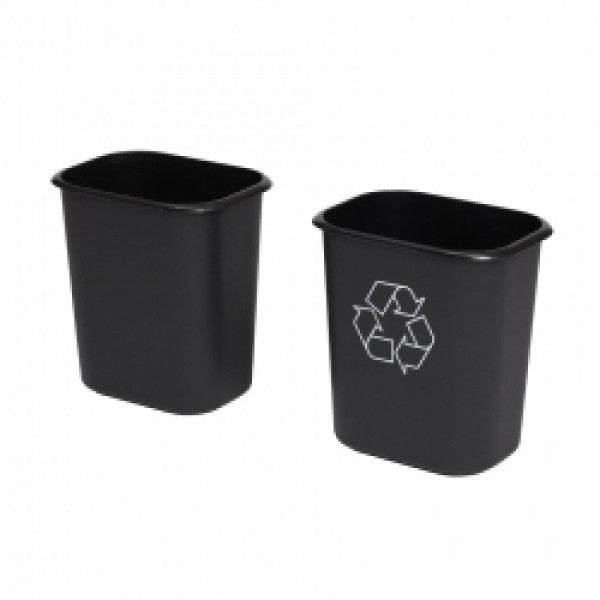 14L Rectangle Plastic Recycling Bin - Cafe Supply