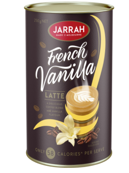 Jarrah French Vanilla Latte 250g - Cafe Supply