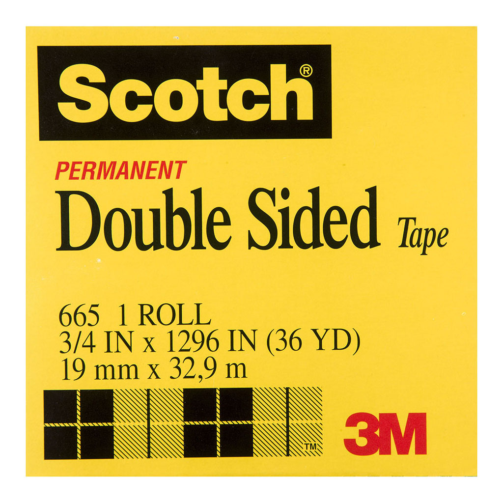 Scotch Double Sided Tape 665 19mm x 33m - Cafe Supply