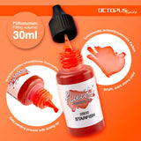 Octopus Fluids Alcohol Ink Starfish Orange 30ml - Cafe Supply