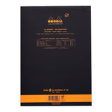 Rhodia le R Pad No. 18 A4 Blank Black - Cafe Supply