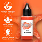 Octopus Fluids Alcohol Ink Starfish Orange 30ml - Cafe Supply
