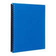 Icon Refillable Display Book A4 20 Pocket Blue - Cafe Supply