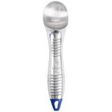 3-ounce aluminum ice cream scoop with blue end - Cafe Supply