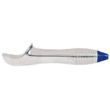 3-ounce aluminum ice cream scoop with blue end - Cafe Supply