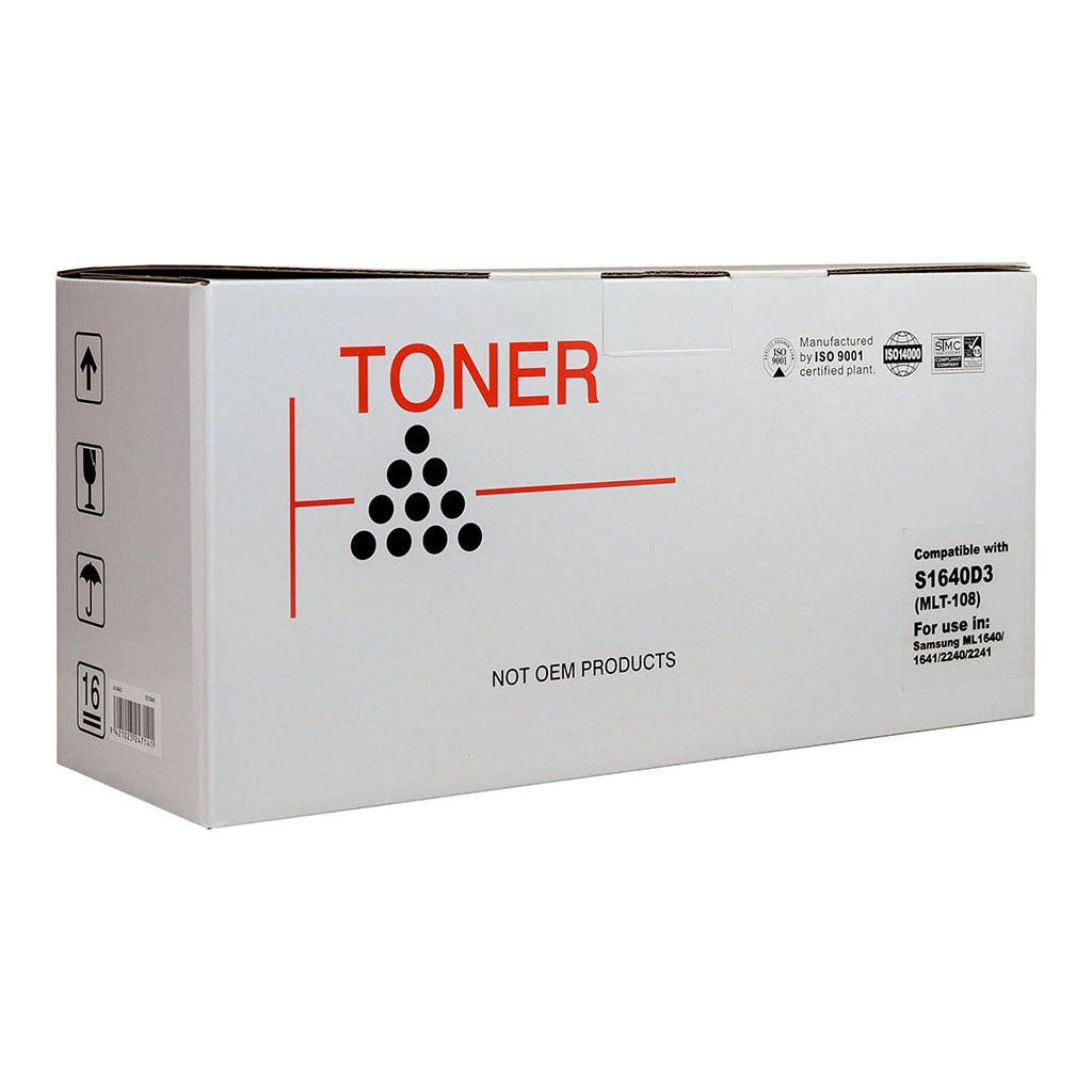 Icon Compatible Samsung MLT-D108S ML1640 Black Toner Cartridge - Cafe Supply