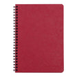 Age Bag Spiral Notebook A5 Lined Red - Cafe Supply