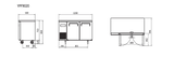 UNDERCOUNTER FRIDGE 1200 MM YPF9020 - Cafe Supply