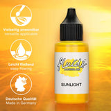 Octopus Fluids Alcohol Ink Sunlight Yellow 30ml - Cafe Supply