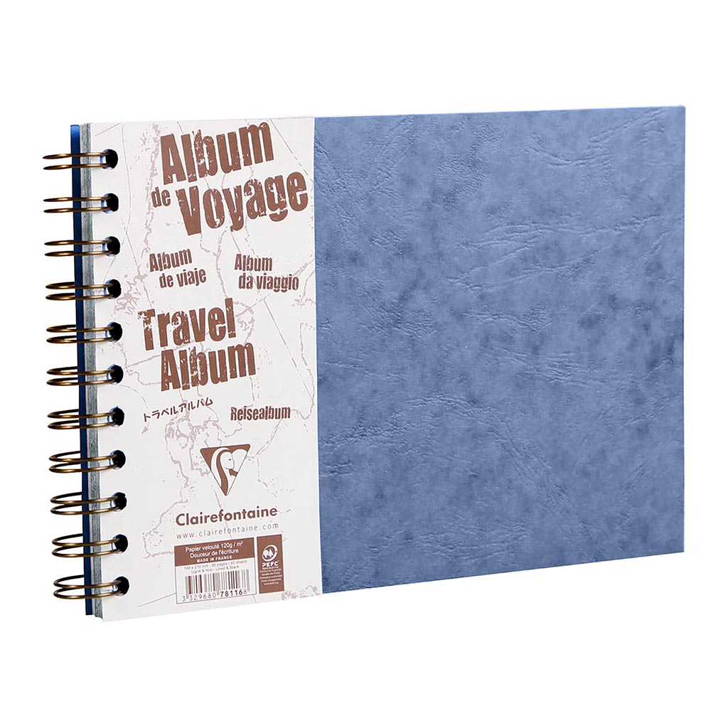 Age Bag Travel Album A5 Blue - Cafe Supply