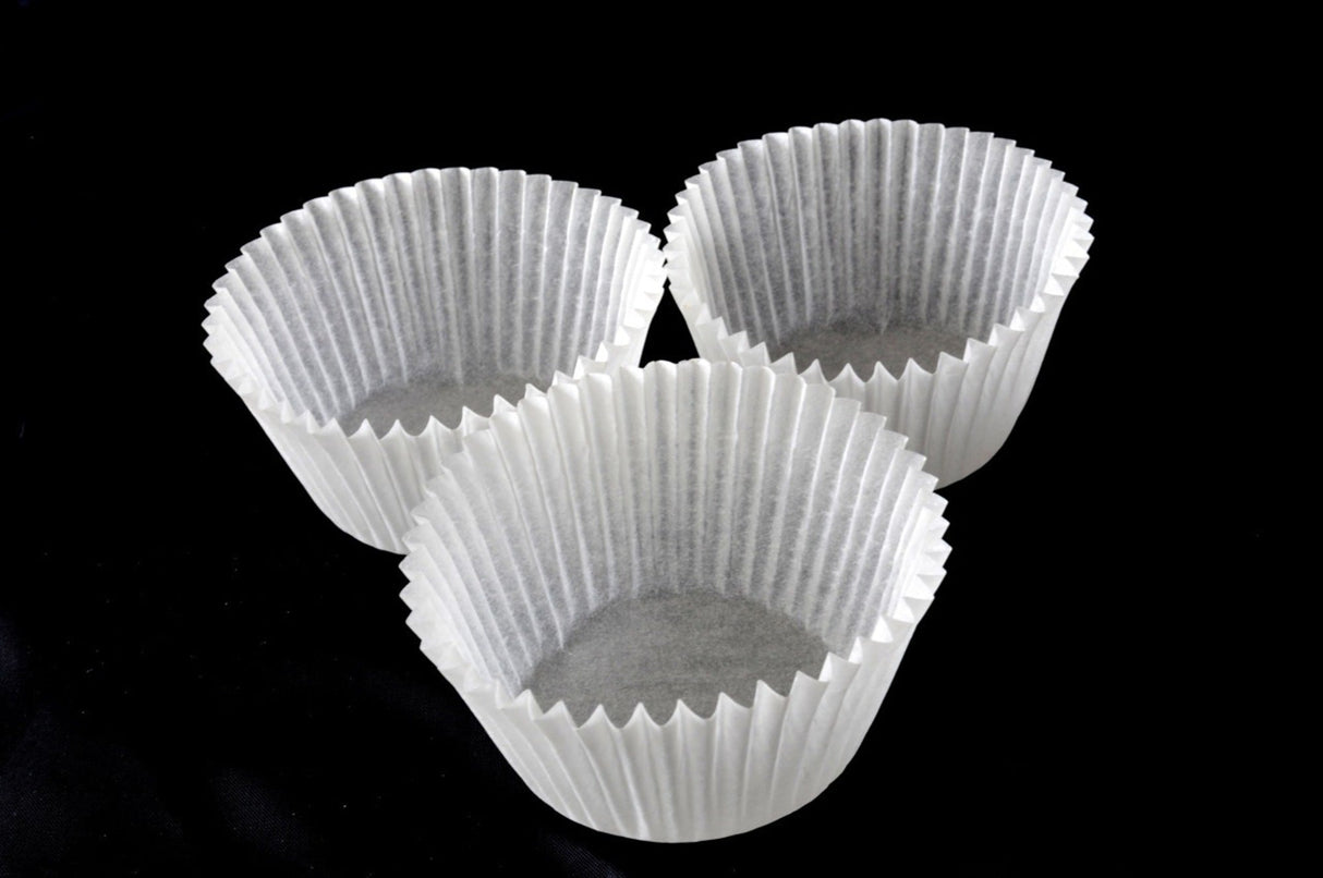 Standard Paper Cases Off White 50x35mm (500) - Cafe Supply